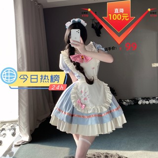 女仆装cos猫咪餐厅可爱大佬连衣裙lolita服狗短日常cosplay女套裝