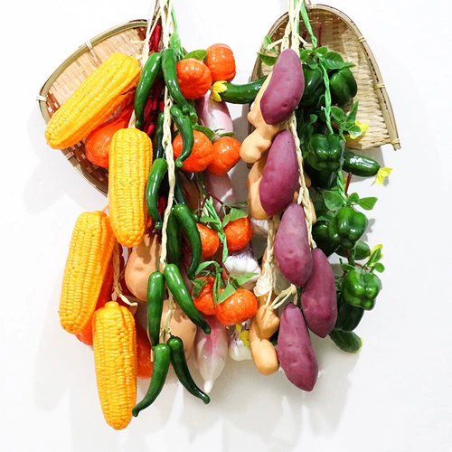 Моделирование овощная струна фруктов подвесной кукуруза, график, чесночная модель модели фермы сад сад украшение