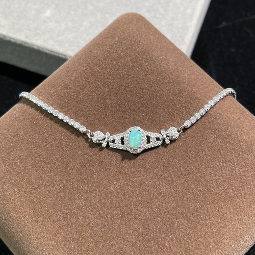 欧泊手链 满满的火彩