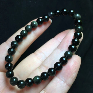 补水功效水晶 m一10mm 黑曜石手串