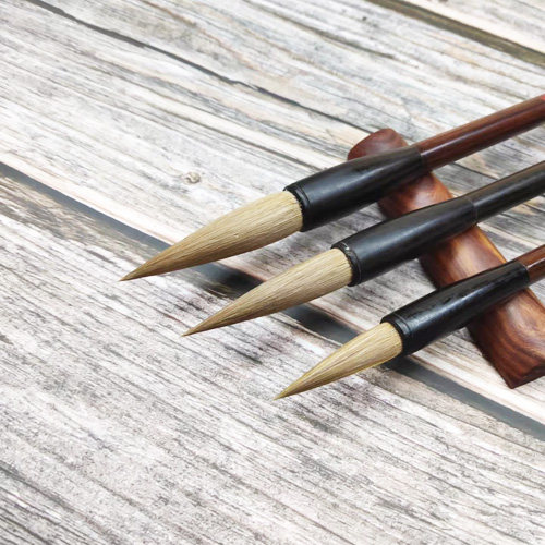 精选狼毫毛笔--北京文林堂笔庄礼品毛笔宜书宜画楷书行书落款绘画