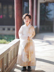 锦仙谣2024新款原创儿童汉服圆领袍唐制宋制明制男童表演服中国风