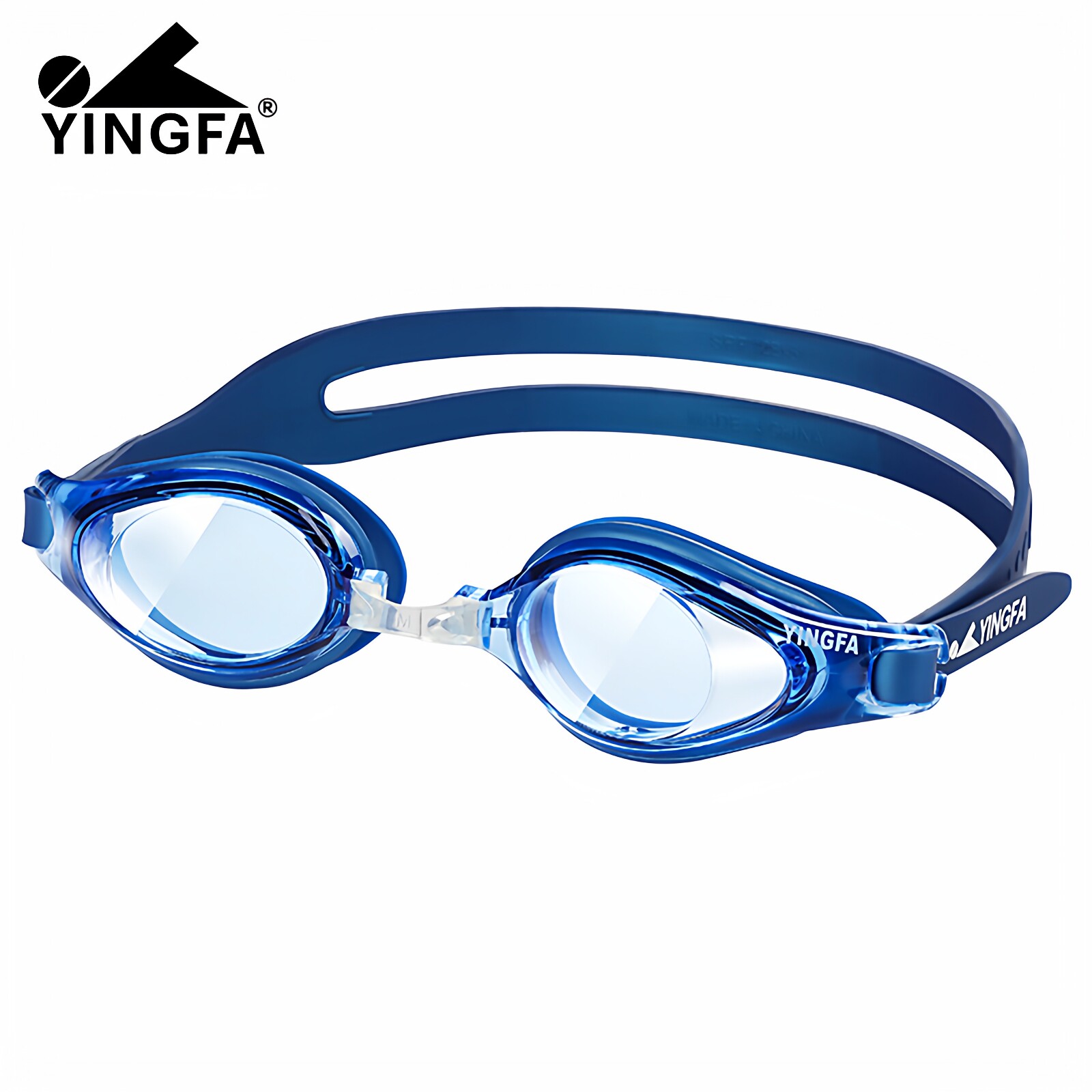 英发泳镜高清防雾 成人男女正品防水游泳镜 舒适大框游泳眼镜