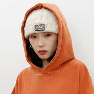 针织帽男女秋冬原创复古街头美式 冷帽子瓜皮帽圆顶日系潮牌毛线帽