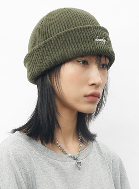 BEAMLIFE21A/W 原创百搭字母嘻哈针织帽子男女圆顶瓜皮毛线冷帽潮