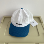 BEAMLIFE25SS原创夏季 速干华夫格纹字母印花软顶运动棒球帽子男女