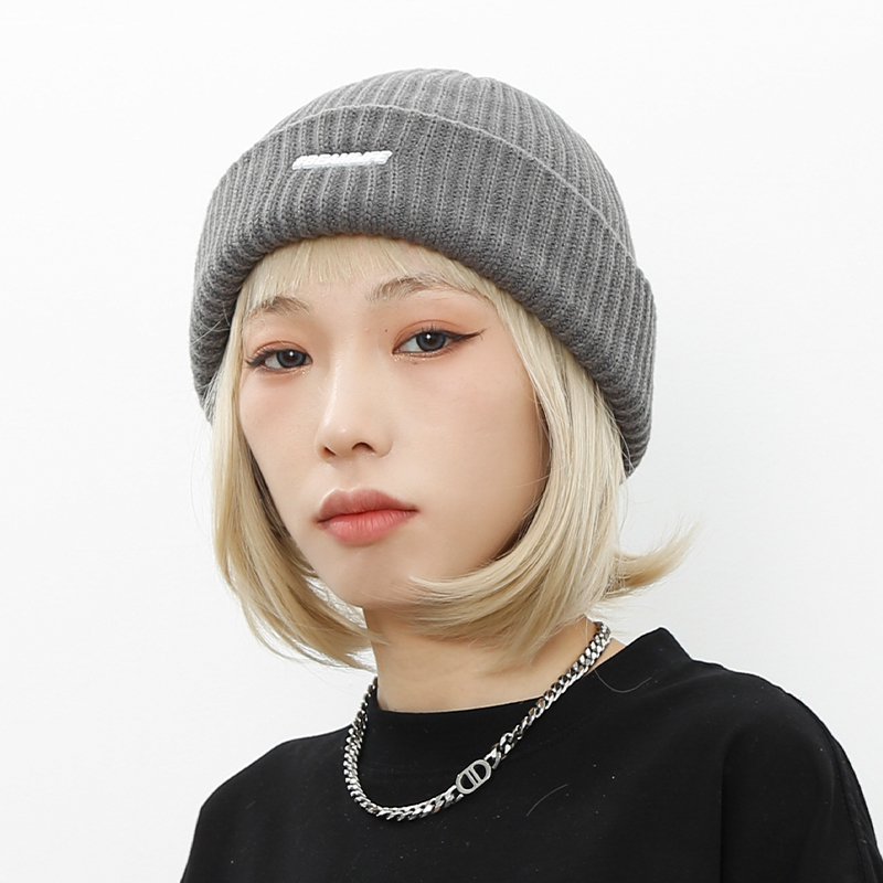 复古冷帽男毛线帽女秋冬针织帽