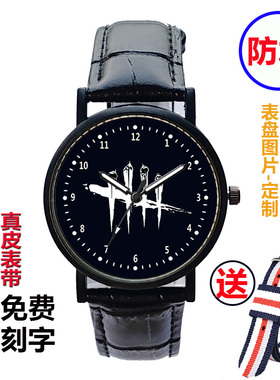 Dead by Daylight黎明杀机周边防水手表真皮个性另小众电子石英表