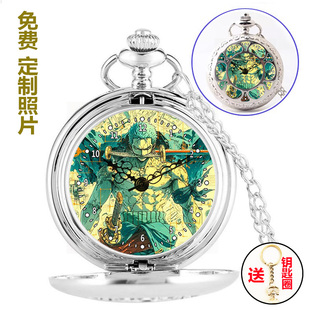 动漫周边海贼王罗罗诺亚·索隆三刀流周边镂空怀表中学生考试腕表