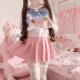 校供感复刻bodyline粉色水手服美少女战士jk短袖 夏 日系学院套装