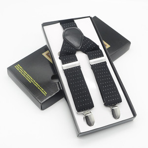 男士背带夹防滑吊带英伦成人西裤背带夹吊裤带商务男式松紧吊裤夹