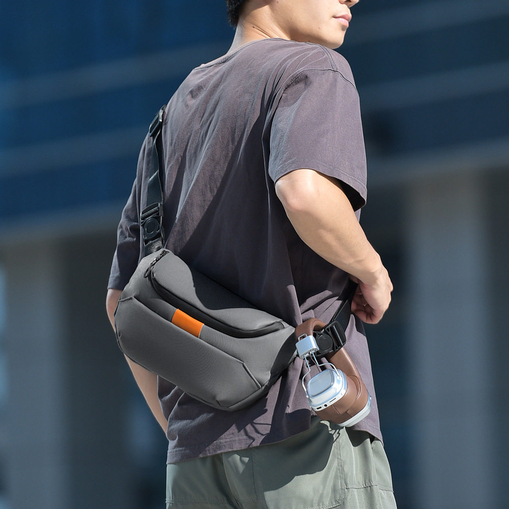 2026新款男士斜挎包街头潮流胸包夏季日常穿搭男款单肩包跨境批发