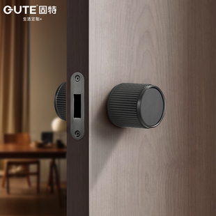 固特球型生态意式极简磁吸卧室门锁室内木门家用通用型房间门把手