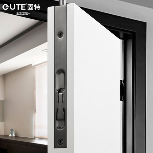 固特双开对开子母门暗装插销