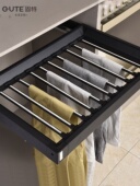 好衣柜内置可伸缩裤 架 架家用多功能拉出架衣帽间五金配件裤