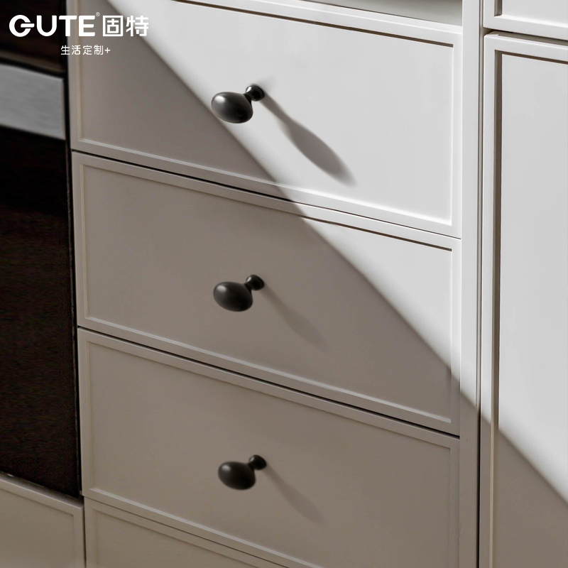 固特黄铜拉手柜门拉手现代简约