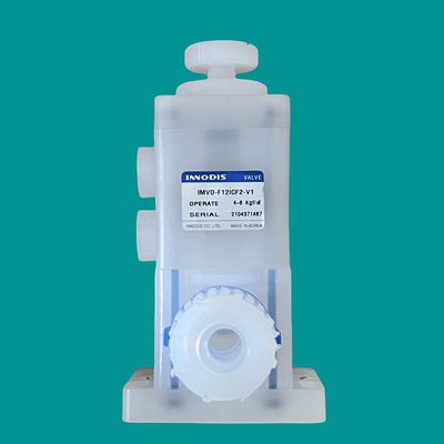 innodis一诺迪斯气动PFA隔膜阀门1/2耐高温IMVD-F12ICF2-2-V1