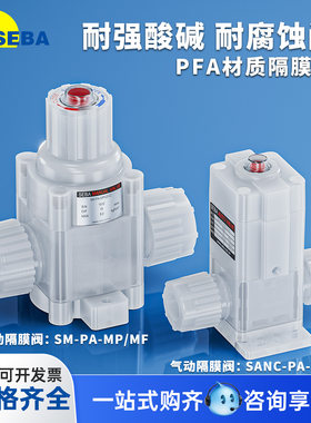 SEBA赛巴PFA手动/气动阀