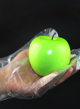 一次性塑料手套1000只装薄膜塑料食品级餐饮透明加厚全新料pe手套