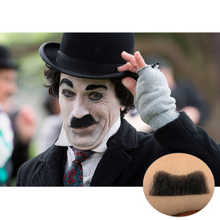 卓别林假胡子仿真假胡须隐形逼真影视化妆易容胡子道具