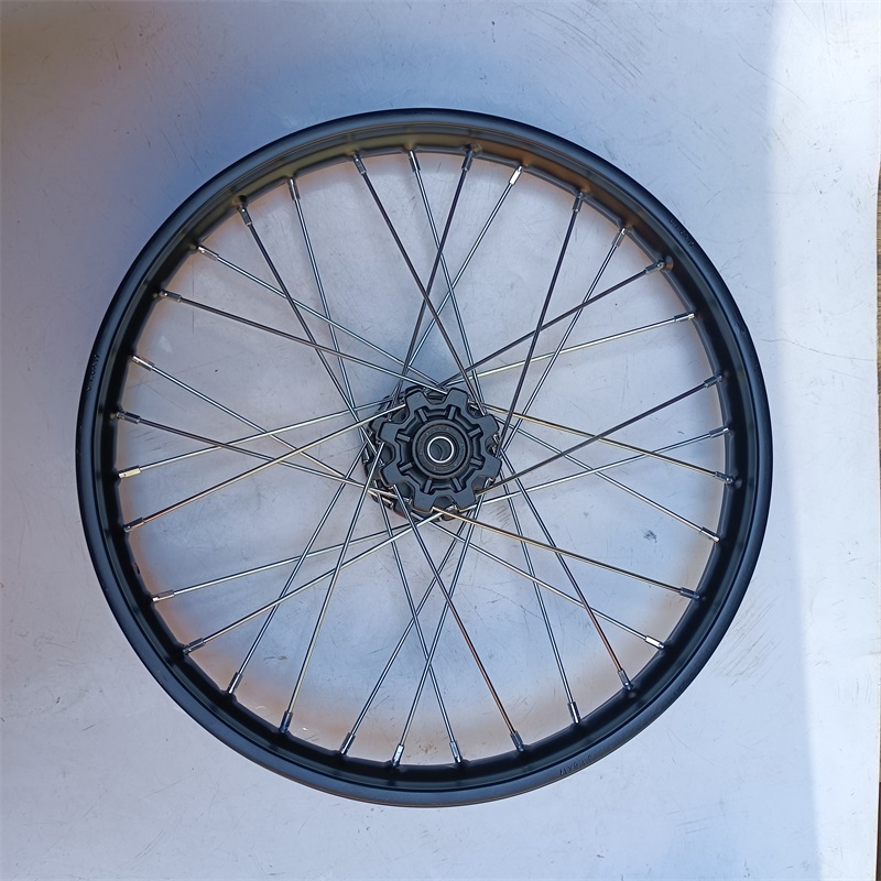 越野摩托车配件波速尔T8 前轮19寸后轮16寸C盘轮毂钢圈 轮毂总成