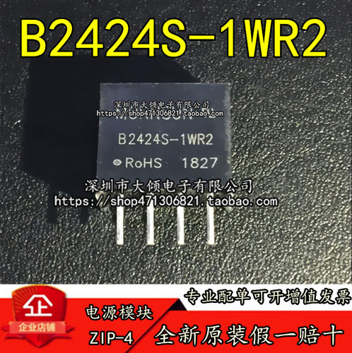 全新原装正品 B2424S-1WR2 DC-DC电源模块24V转24V 1W 包邮可直拍