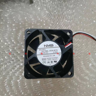 NMB变频器散热风扇 24V 2410ML B79 0.25A三线报警 05W 原装