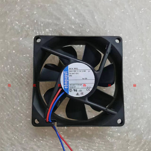 TYP PAPST 8414NHU 8025 2.4W变频器散热风扇 原装 24V EBM