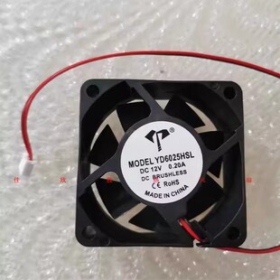 6025 48V S9电源DC5V 24V 60x60x25mm 12V 静音散热风机6CM风扇