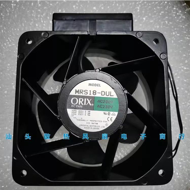 MRS18-DUL/DTM AC200V/230V 原装ORIX 18090 18CM变频器散热风扇
