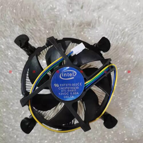 英特尔 P31 G31 G41 G45 P45主板 775针CPU风扇E97379-003 0.6A