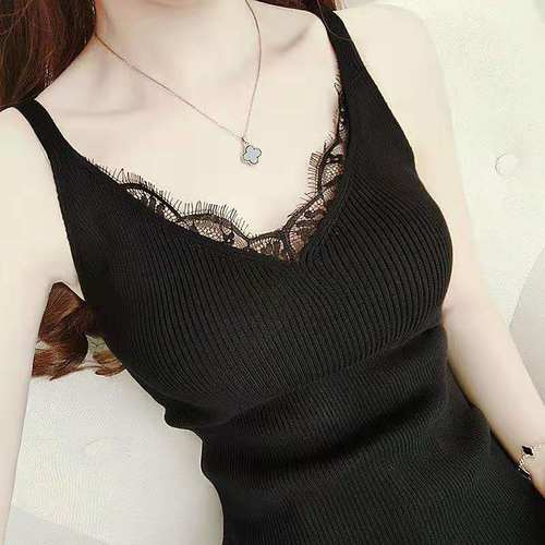 大码吊带背心冰丝网红性感针织