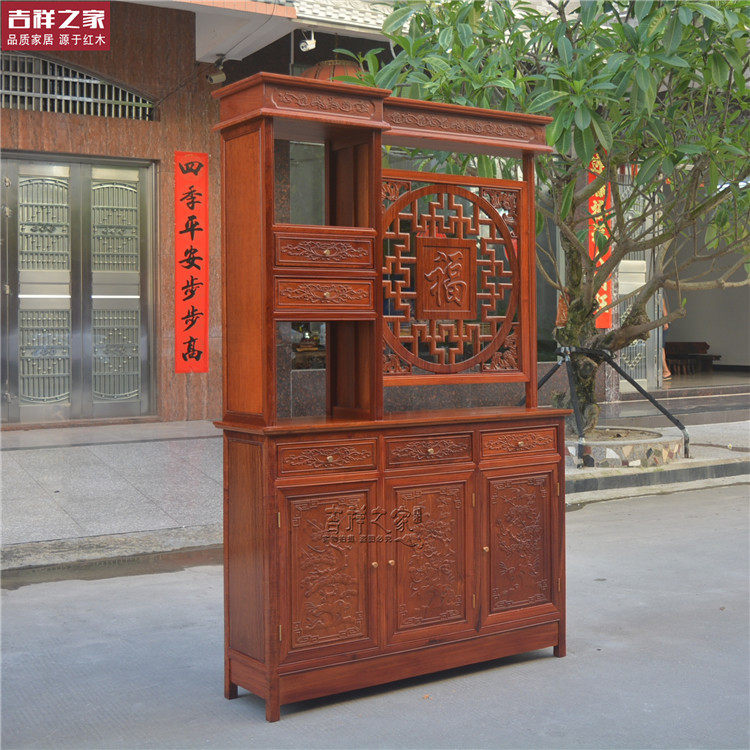 红木家具缅甸花梨（大果紫檀）隔厅柜 玄关柜酒吧柜 越南实木住宅|msdalam kategori perabot kediaman, kabinet, Dewan/pintu masuk Kabinet - dari Buy2taobao.com untuk memberikan perkhidmatan ejen Taobao profesional membeli