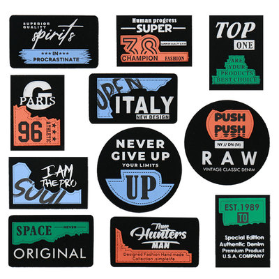 布贴魔术贴装饰贴潮牌商标