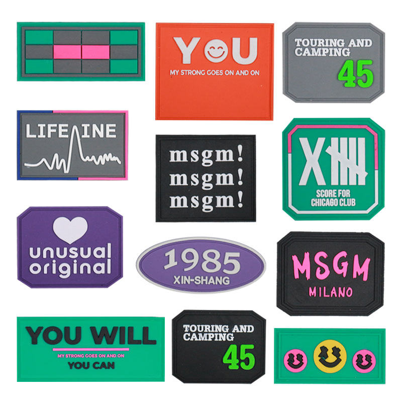 商标软胶章定制商标贴标