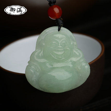 缅甸天然正品翡翠a货项链玉坠