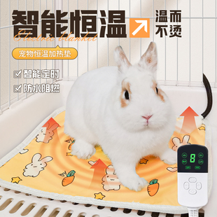 宠物电热毯兔子冬天保暖窝取暖器恒温加热垫龙猫荷兰猪过冬用品