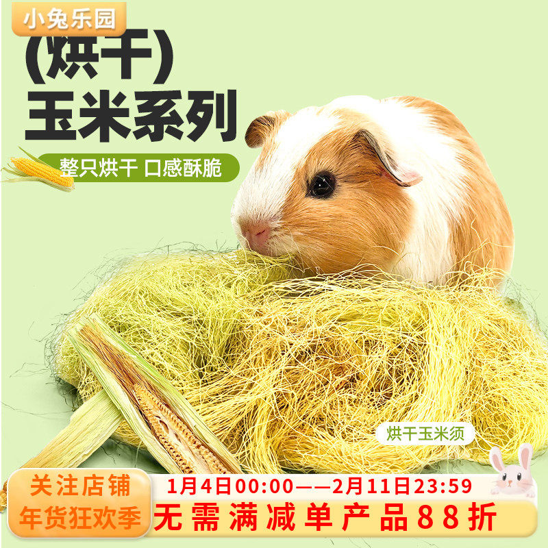 荷兰猪零食烘干玉米须玉米笋专用粮食磨牙兔子豚鼠补充营养草料,宠物/宠物食品及用品,鼠粮,淘宝优惠券,粉丝福利购,淘宝优惠卷