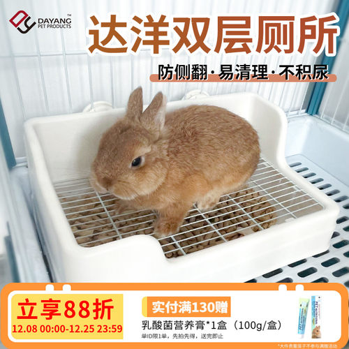 达洋兔子厕所大号防掀翻好清理