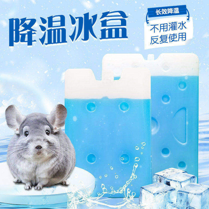 龙猫冰窝降温冰盒空调冰袋荷兰猪兔子降温板消暑用品散热冰屋冰床