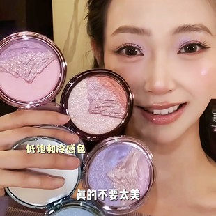 新色 Key秋思记日照金山高光粉06三色高光膏脸部提亮自然 Truth