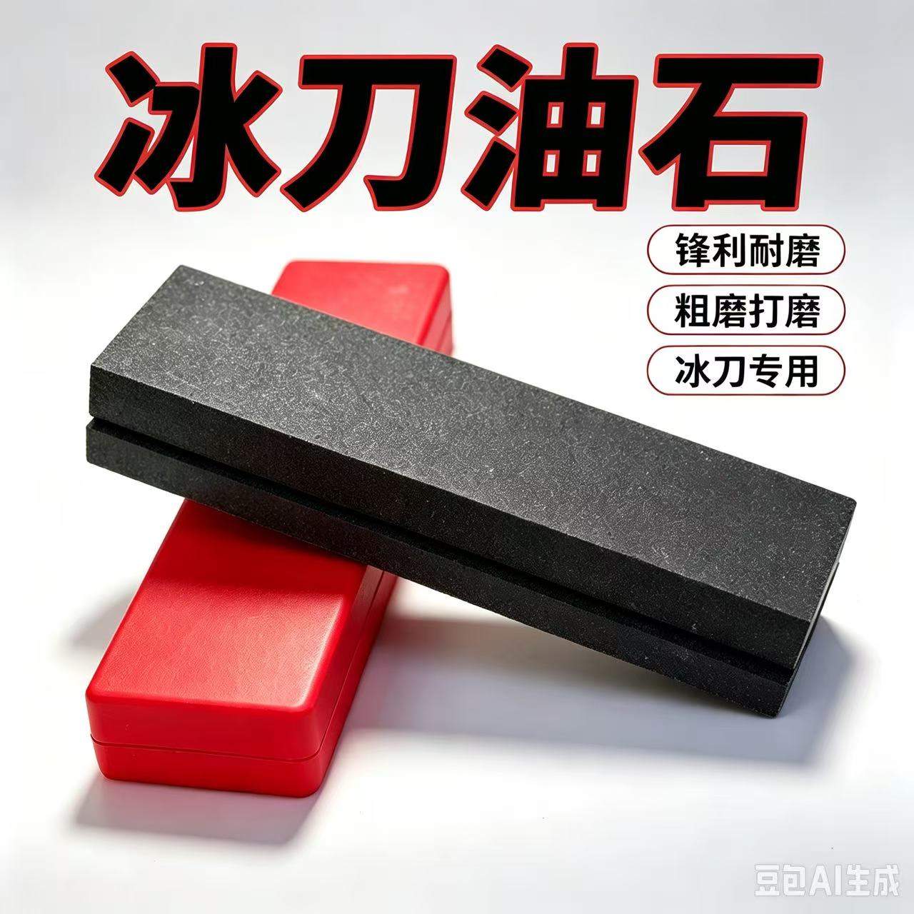 冰刀油石 冰刀专用磨石冰刀石速滑冰刀磨石速滑冰刀油石粗细两用