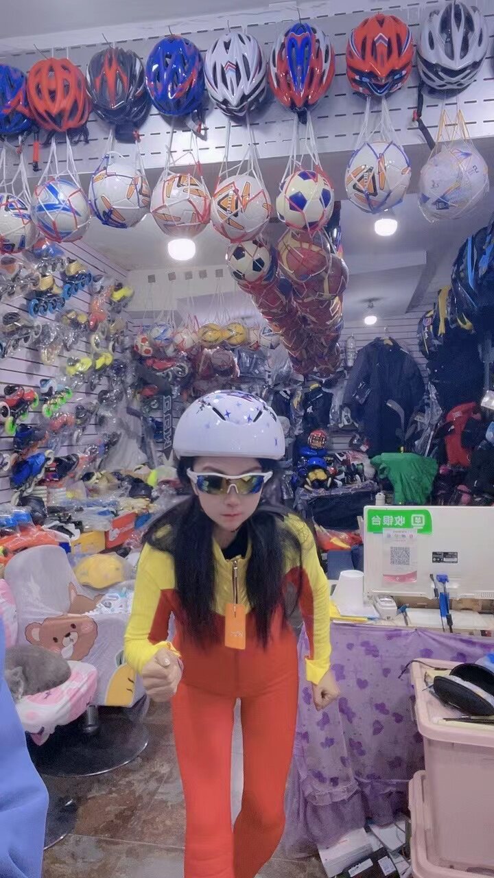 速滑服连体服装专业弹力短道图片