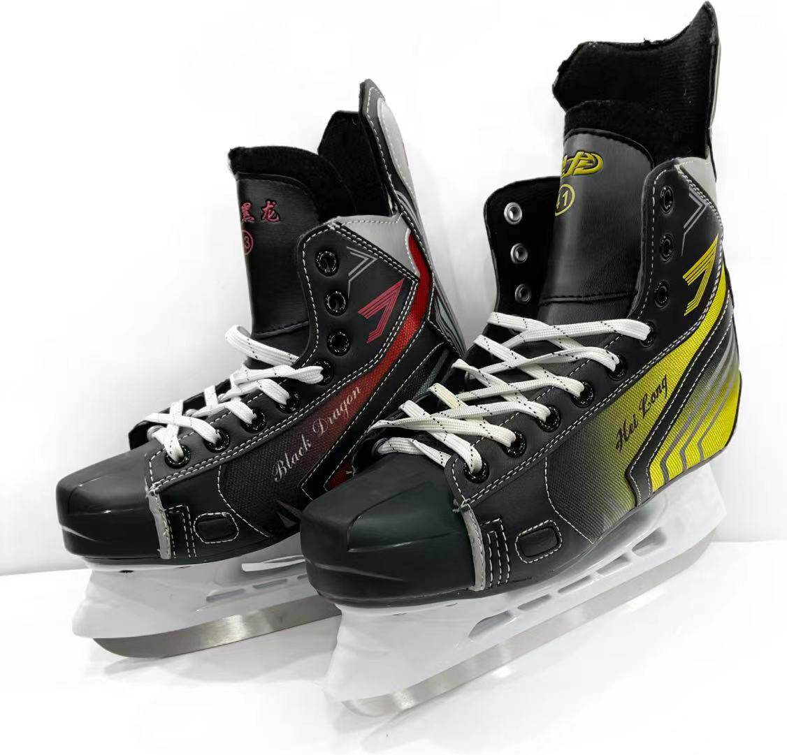 黑龙品牌冰刀鞋 成人儿童青少年专业冰球冰刀 初学中级冰球刀