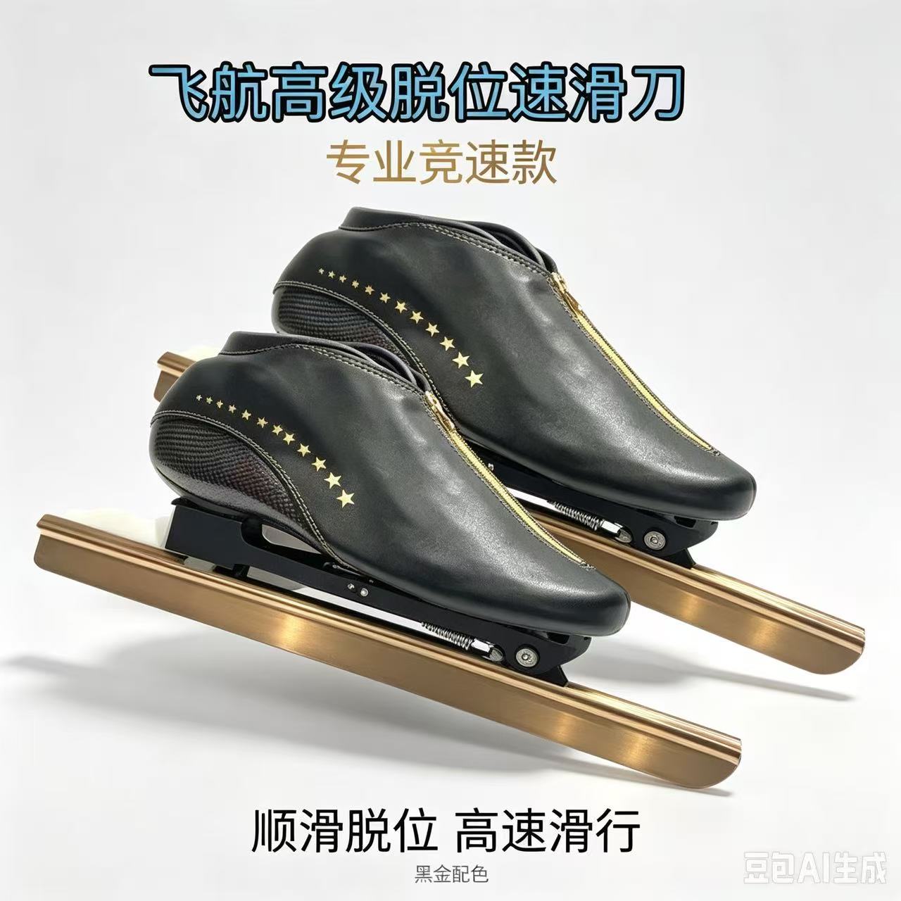 飞航品牌高级脱位速滑冰刀鞋 专业速滑大道冰刀鞋 成人青少年儿童