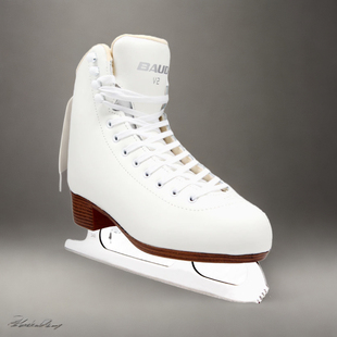 BAUD佰德 V2真皮花样冰刀鞋 俱乐部冰场推荐冰刀鞋男女儿童真冰鞋