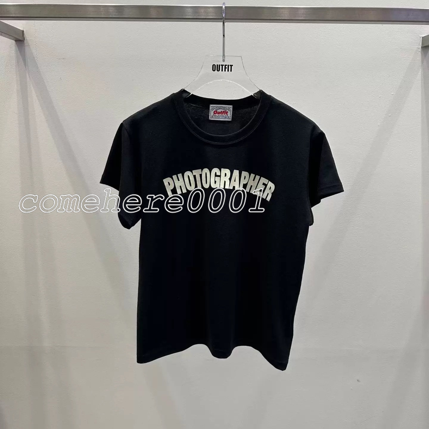 现速发韩国东大门代购outfit2026夏新款休闲百搭英文字母短袖T恤