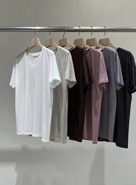 现货速发韩国东大门代购Statement2025夏季新款圆领宽松短袖T恤