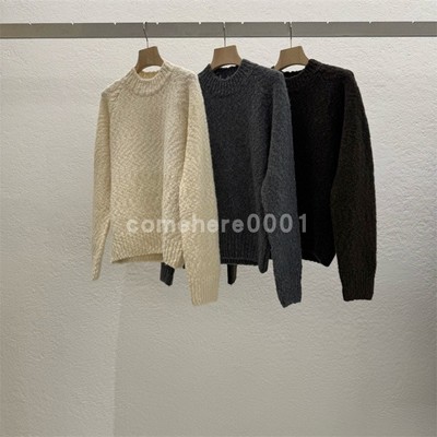 现货速发韩国东大门代购statement2025秋季新款慵懒简约纯色毛衣