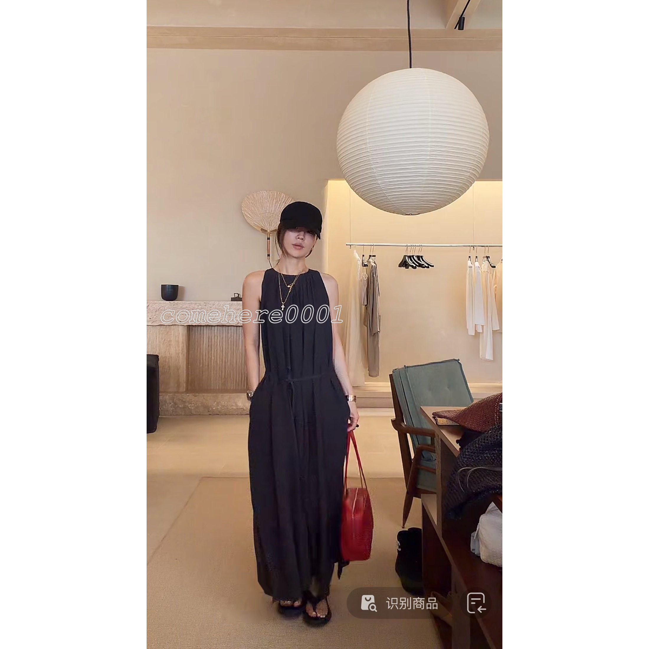 现速发韩国东大门代购2026夏新款向日葵欧尼同款宽松褶皱连衣裙